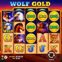 Spinanga - Wolf Gold Slot Game - Wildlife Theme